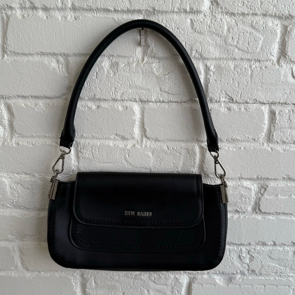 Steve Madden Black Leather Bag